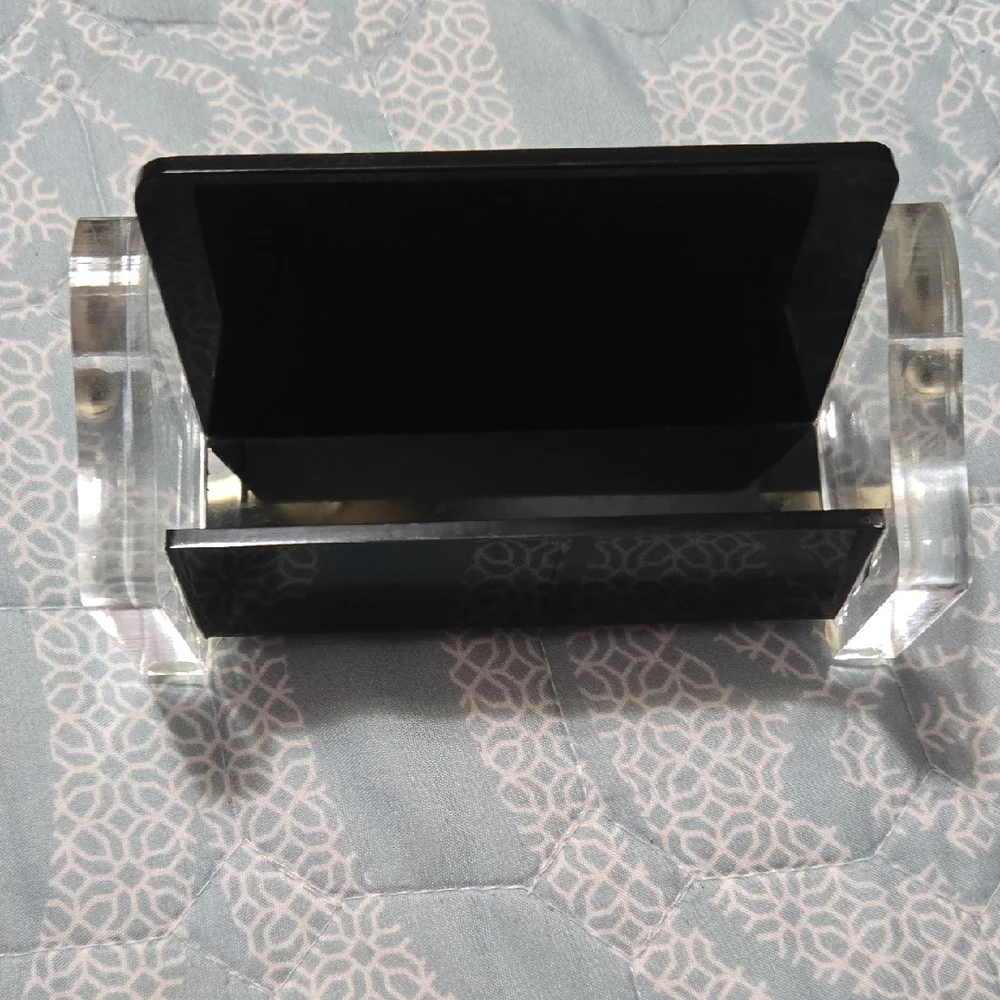Black and Clear Card Holder